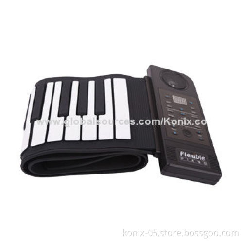 Miniature musical instruments toy roll up piano